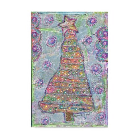 Trademark Fine Art Funked Up Art 'Pretty Tree' Canvas Art, 16x24 ALI34845-C1624GG